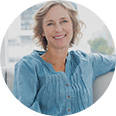 A woman undergoing hormone replacement therapy