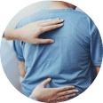 A man getting chiropractic care at Elite Personalized Medicine in Atlanta